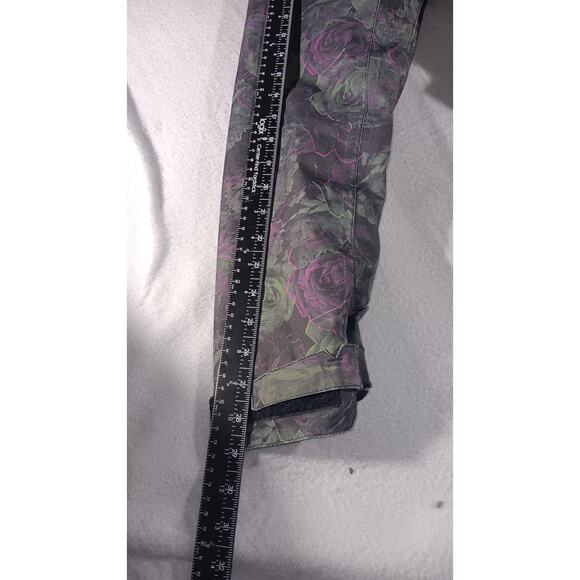 686 Women’s Snowboard Ski Jacket Floral Camo Hood Fur InfiDRY 10K Waterproof M - Picture 7 of 8